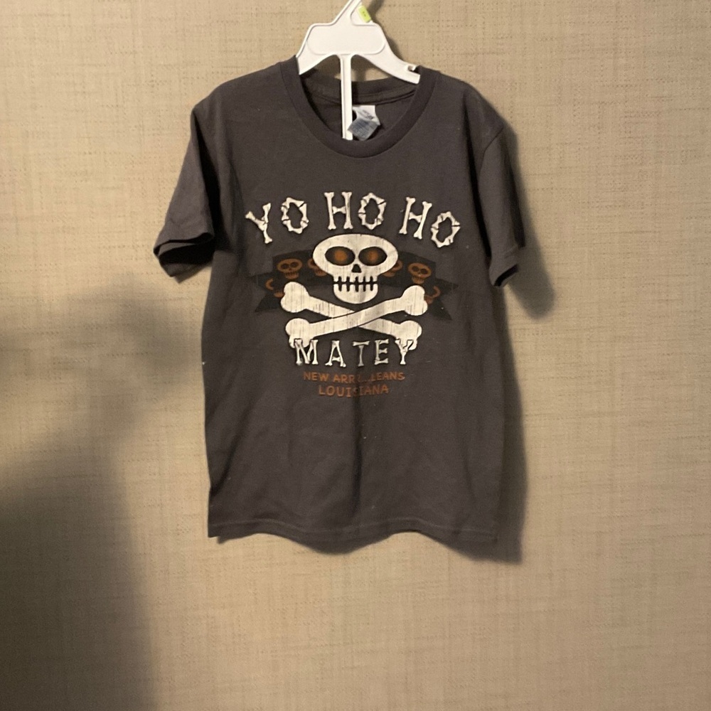 Delta Gray Pirate Themed Kids Tee